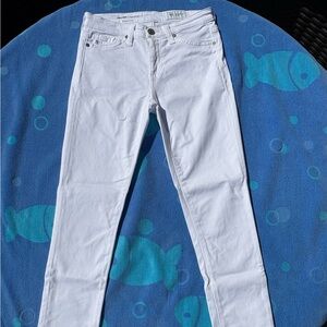 AG Prima crop White Jeans